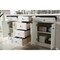 James Martin Vanities Bristol 72in Double Vanity, Bright White w/ 3 CM White Zeus Quartz Top 157-V72-BW-3WZ - alternate 2